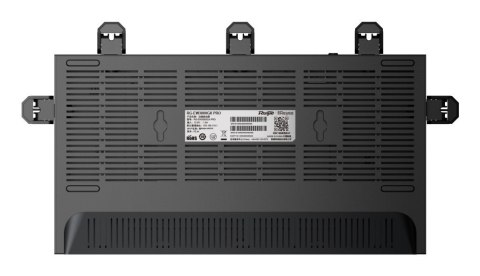 Ruijie Networks RG-EW3000GX PRO router bezprzewodowy Gigabit Ethernet Dual-band (2.4 GHz/5 GHz) Czarny
