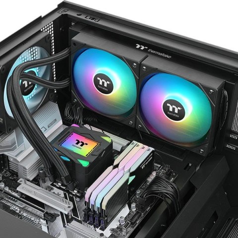Thermaltake LA240 ARGB Płyta główna Zestaw do chłodzenia płynami 12 cm Czarny 1 szt.