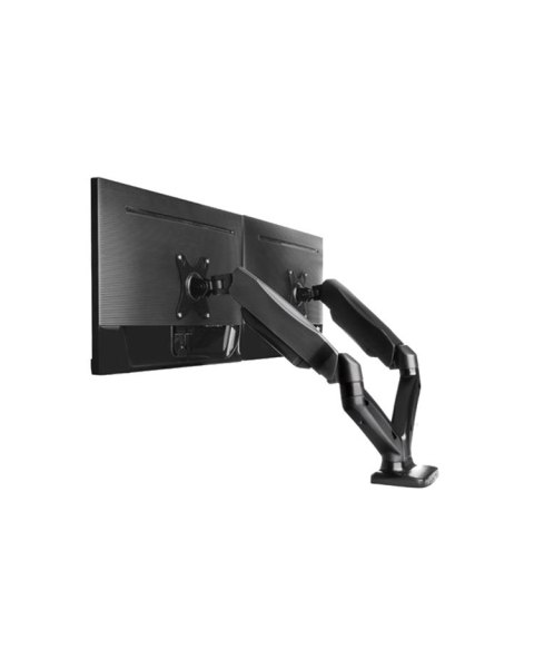 ICY BOX IB-MS304-T, Podstawka pod monitor z podstawą montowaną na biurku, na dwa ekrany, rozmiar do 27'' | Raidsonic