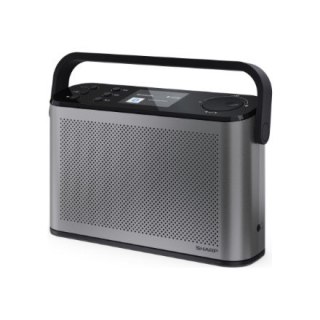 Przenośne stereofoniczne radio cyfrowe Sharp OSAKA DR-P540(GY) z portem USB, łącznością Bluetooth, radiem FM i połączeniem bezpr