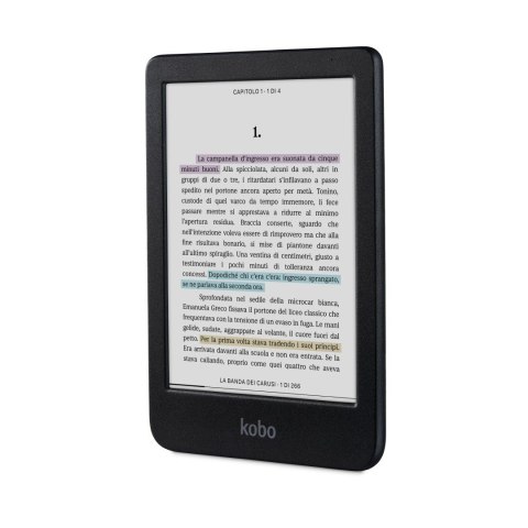 Rakuten Kobo Clara Colour czytnik e-booków Ekran dotykowy 16 GB Wi-Fi Czarny