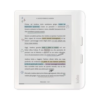 Rakuten Kobo Libra Colour czytnik e-booków Ekran dotykowy 32 GB Wi-Fi Biały