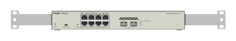 Ruijie Networks RG-NBS3100-8GT2SFP-P-V2 łącza sieciowe Zarządzany L2 Gigabit Ethernet (10/100/1000) Obsługa PoE Metaliczny