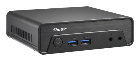 Shuttle Nano PC NE10N, Intel N 100, 1x HDMI, 1x DP, 6x USB, 1x LAN, bez wentylatora, ciągła praca 24/7, w tym VESA, komputer PC 
