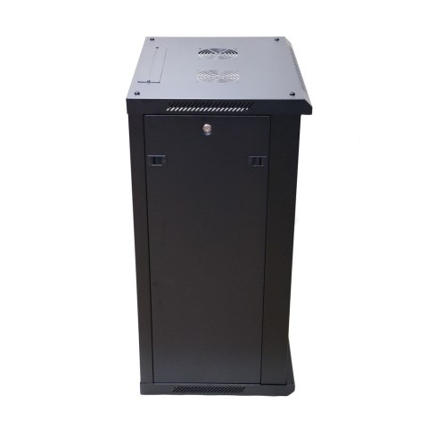 Extralink Szafa rack 15U 600x600 Czarna montowana na ścianie