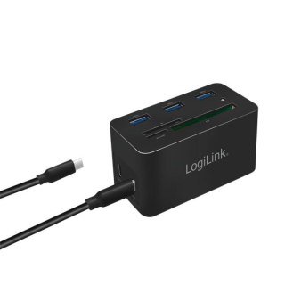 Logilink Stacja dokująca USB 3.2 (G1) HDMI, 10-portowa, PD4