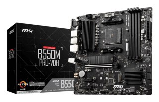 MSI B550M PRO-VDH płyta główna AMD B550 Socket AM4 micro ATX