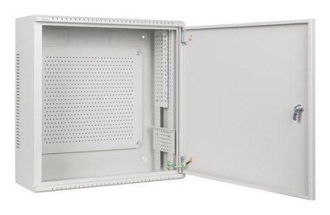 SZAFA INSTALACYJNA RACK WISZĄCA 19" 6U+3U 540X200 NISKOPROFILOWA SZARA LANBERG (ZŁOŻONA)