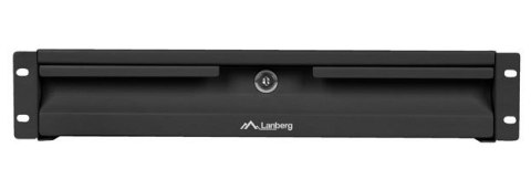 SZUFLADA DO SZAF 19" 2U 360MM CZARNA LANBERG (2U/483X360MM UDŹWIG DO 90KG, MONTAŻ 4 PUNKTOWY)