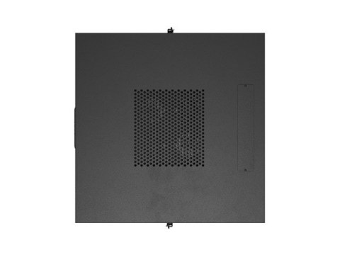 Szafa instalacyjna rack stojąca 19" 37U 800X800 czarna drzwi perforowane LCD Lanberg (Flat Pack)