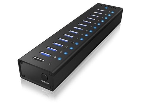 13-portowy hub USB 3.0 z portem ładowania USB Icy Box (IB-AC6113)