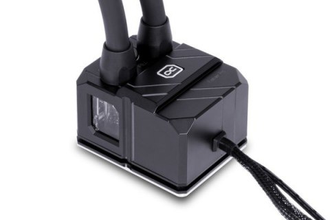 Alphacool Pro Aurora 420 CPU AIO Procesor Zestaw do chłodzenia płynami 14 cm Czarny, Biały