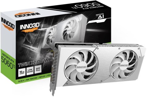 Karta graficzna INNO3 RTX 5060 Ti Twin X2 OC WHITE 16GB