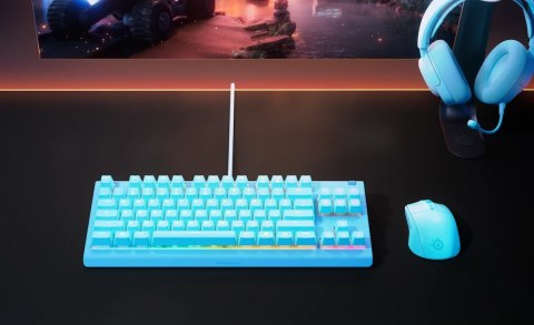 Klawiatura SteelSeries Apex 3 TKL US, aqua