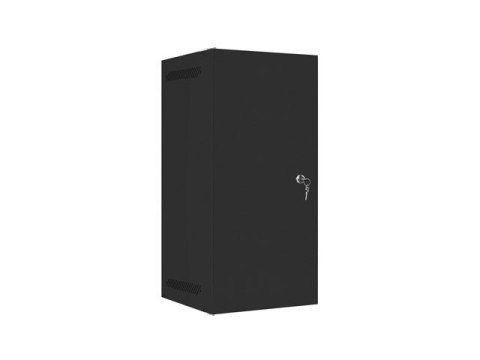 LANBERG SZAFA WISZĄCA 10" 12U (280X310, CZARNA) drzwi stalowe