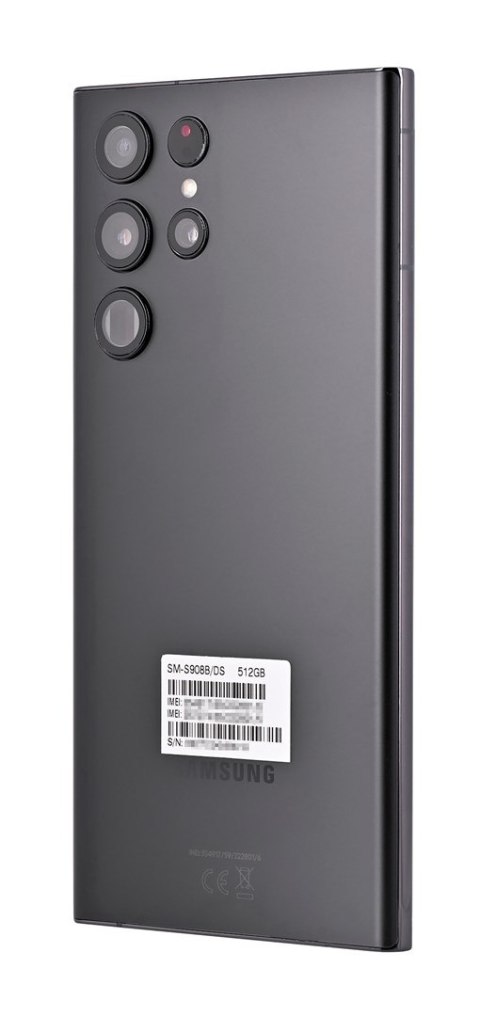 Samsung Galaxy S22 Ultra S908B DS 12/512GB Black (REMADE by 2Bnew)2Y