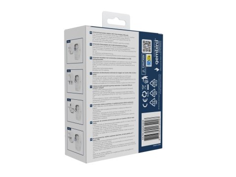 GEMBIRD UNIWERSALNY ADAPTER PODRÓŻNY 20 W, BIAŁY