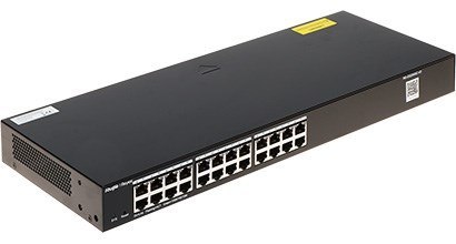 Ruijie Networks RG-ES224GC-V2 łącza sieciowe Zarządzany Gigabit Ethernet (10/100/1000) Czarny