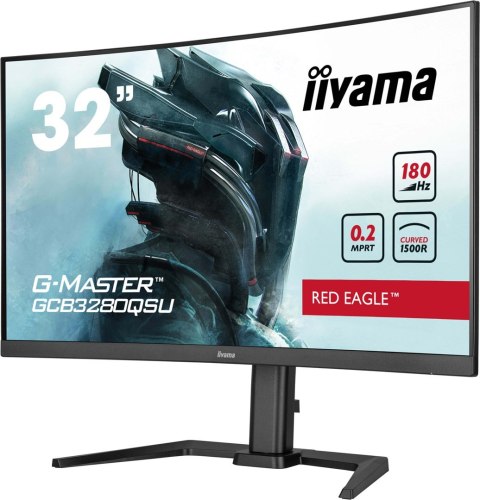 Iiyama G-MASTER GCB3280QSU-B2 monitor komputerowy 80 cm (31.5") 2560 x 1440 px Dual QHD LED Czarny