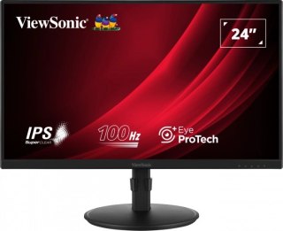 Monitor ViewSonic Display VG2408A - 61 cm (24") - 1920 x 1080 pikseli - Full HD - LED - 5 ms
