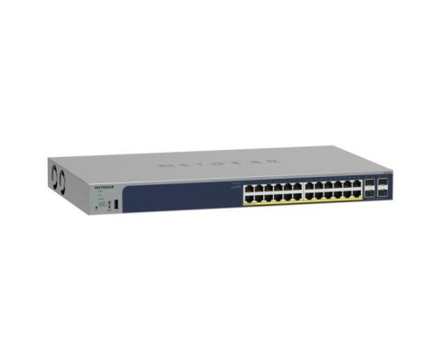 NETGEAR GS752TPP Zarządzany L2/L3/L4 Gigabit Ethernet (10/100/1000) Obsługa PoE Szary