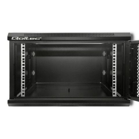 Qoltec Szafa RACK 19" | 6U | 600 x 370 x 600 | Perforowane drzwi | Wisząca