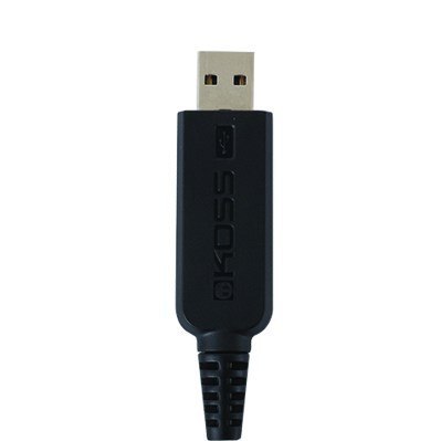 Koss SB45 USB Zestaw słuchawkowy Przewodowa Opaska na głowę Biuro/centrum telefoniczne Czarny, Srebrny