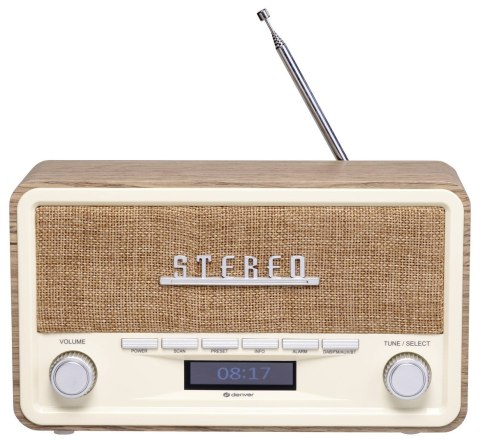 Radio retro Denver DAB-18 ligh wood