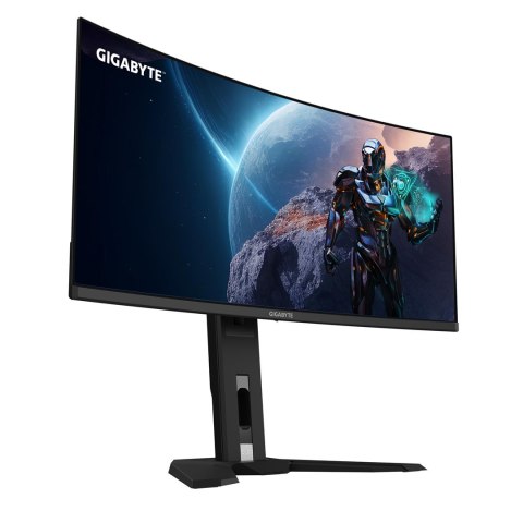 GIGABYTE MO34WQC monitor komputerowy 86,4 cm (34") 3440 x 1440 px Wide Quad HD OLED Czarny