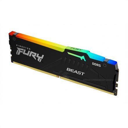 Kingston Technology FURY Beast RGB moduł pamięci 16 GB 1 x 16 GB DDR5 5200 MT/s