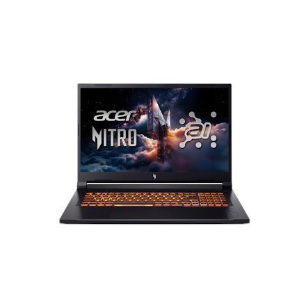 Laptop Acer Nitro V 17 ANV17-41-R27Z | Obsydianowa czerń | 17,3" | Systemy ochrony przed włamaniem | Złącze QHD | 2560 x 1440 pi