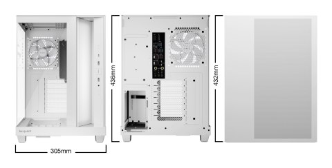 OBUDOWA BE QUIET! Light Base 500 LX White