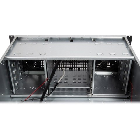 Obudowa komputerowa Inter-Tech 4U 40240, Rack, Serwer, Szary, ATX, micro ATX, Mini-ATX, Mini-ITX, Stal, Alarm, HDD, Sieć, Zasila