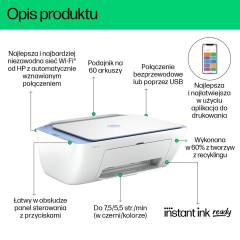 Urządzenie wielofunkcyjne HP DeskJet 2822e (588R4B)