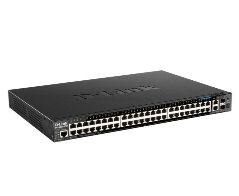 D-Link DGS-1520-52MP Zarządzany L3 Gigabit Ethernet (10/100/1000) Obsługa PoE 1U Czarny