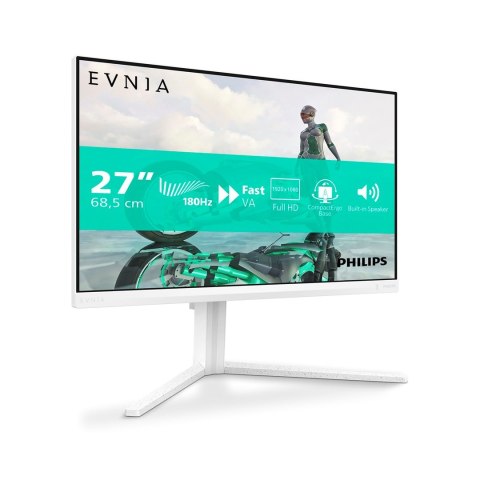 Philips Evnia 27M2N3201A/00 monitor komputerowy 68,6 cm (27") 1920 x 1080 px Full HD LCD Biały