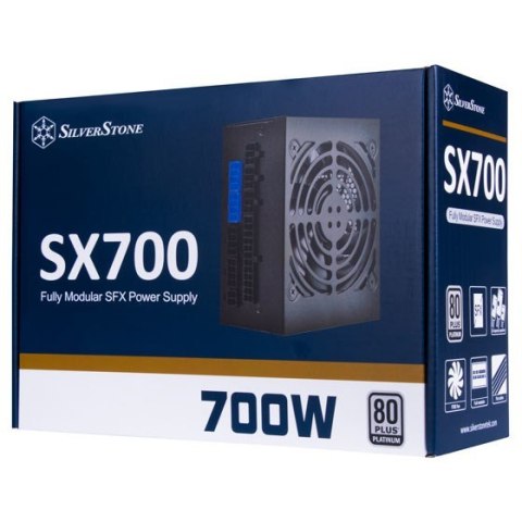 Silverstone SX700-PT moduł zasilaczy 700 W 20+4 pin ATX SFX Czarny