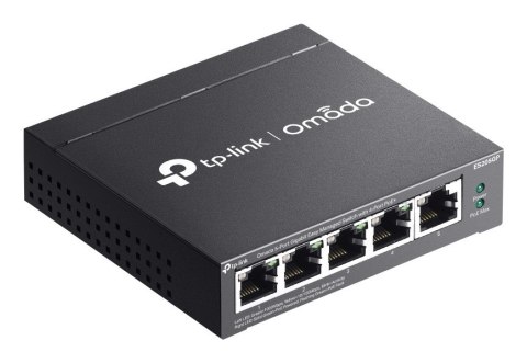 TP-Link Omada ES205G Zarządzany Gigabit Ethernet (10/100/1000) Obsługa PoE Czarny
