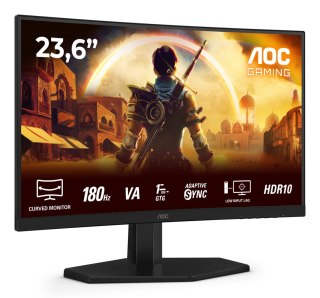 AOC G4 C24G42E monitor komputerowy 59,9 cm (23.6") 1920 x 1080 px Full HD LED Czarny, Czerwony