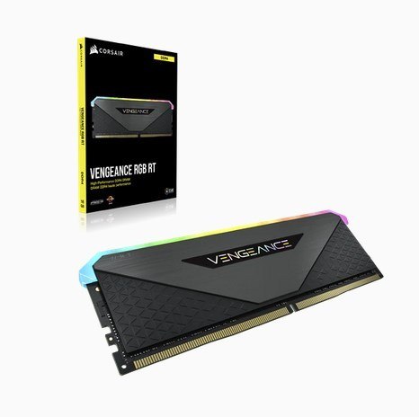 Corsair Vengeance RGB RT, DDR4-3200, CL16 - 16 GB Dual-Kit, czarny