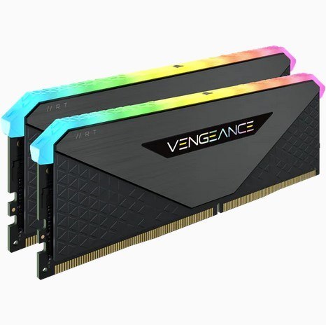 Corsair Vengeance RGB RT, DDR4-3200, CL16 - 16 GB Dual-Kit, czarny