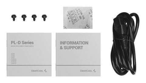 DeepCool PL550D moduł zasilaczy 550 W 20+4 pin ATX ATX Czarny