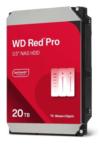 Dysk HDD WD Red Pro WD202KFGX (20 TB ; 3.5"; 512 MB; 7200 obr/min)