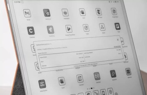 Etui magnetyczne Onyx Note Max/Tab X C brown z klawiaturą