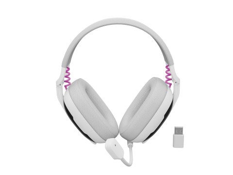 FURY SŁUCHAWKI FUKIYA F6 BEZPRZEWODOWE BIAŁE Z MIKROFONEM