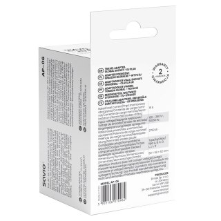 SAVIO ADAPTER PODRÓŻNY GNIAZDO GLOBALNE - WTYK EU AP-06