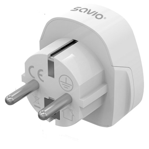 SAVIO ADAPTER PODRÓŻNY GNIAZDO GLOBALNE - WTYK EU AP-06
