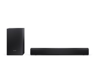 Kompaktowy soundbar Sharp 2.1 z bezprzewodowym subwooferem | Głośnik HT-SBW121 | 240 W | Łączność Bluetooth | Połączenie bezprze
