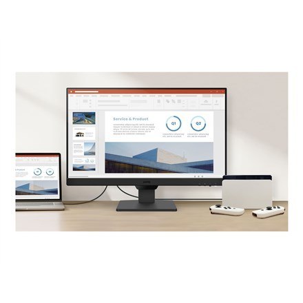 BenQ 9H.LLSLJ.LBE monitor komputerowy 60,5 cm (23.8") 1920 x 1080 px Full HD Czarny