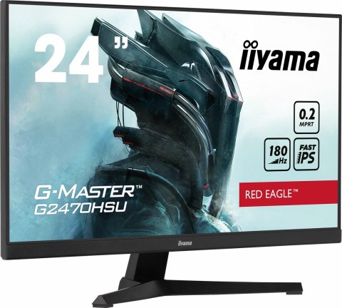 Iiyama G-MASTER G2470HSU-B6 monitor komputerowy 60,5 cm (23.8") 1920 x 1080 px Full HD LCD Czarny